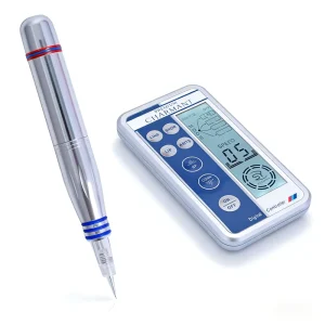 Permanent Makeup Digital Pen Tattoo Machine Set for Eyebrow Lip Eyeliner Microblading Gun with Cartridge Needles