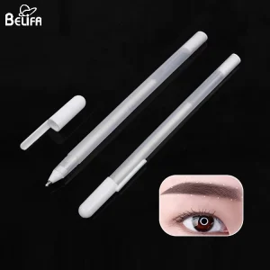 Permanent Makeup Easy Coloring Brow Definer Mapping Pen Eyebrow Tattoo White Skin Marker Pen for Microblading Design
