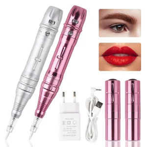 Permanent Makeup Eyebrow Machine Kit Wireless PMU Tattoo Machine for Eyebrow & Body Tattoo Pen Kit Microblading
