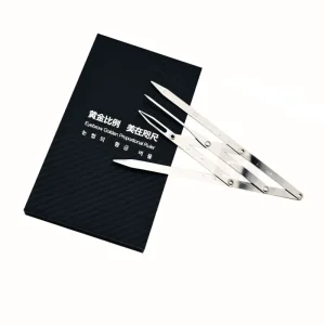 Permanent Makeup Eyebrow Ruler Golden Ratio Divider Caliper Microblading Stencil Shaping Tool Tattoo Accessories