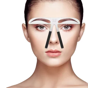 Permanent Makeup Eyebrow Tatoo Shaper Eyebrow Stencil Makeup KIt DIY Template Stencil Shaping Tool lady Eyebrow