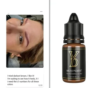 Permanent Makeup Ink Organic Liquid 45 Colors for PMU Educators and Artists