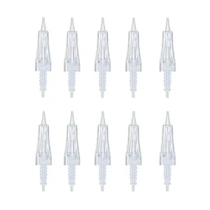 Permanent Makeup Needle Cartridge With Safety Membrane for Cordless Tattoo Machine Powder Brow Microblading Eyeliner Lip
