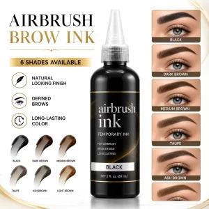 Permanent Makeup Pigment Eyebrow Dye Spray Makeup Liquid Brow Tint Airbrush Ink for Eyebrow