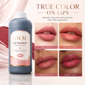 Permanent Makeup Pigment OEM Vegan Extract for Professional Salon Microblading Ink Eyebrow Tattoo Pigment