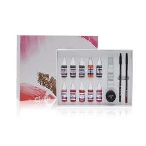 Permanent Makeup Pigment Set Tattoo Machine Pigment for Eyebrows Microblading Lips Color Filler Ink Kit