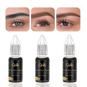 Permanent Makeup Pigment for Spray Eyebrows and Eyeliner Vegan Tattoo Ink for Brows