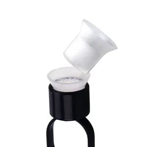 Permanent Makeup Plastic Ring Shape Tattoo Supplies Silicone Sponge Tattoo Ink Cup Tattoo Supply