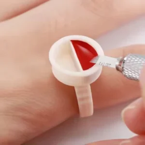 Permanent Makeup Silicone Microblading Ring Cups Tattoo Store Ink Pigment Cups