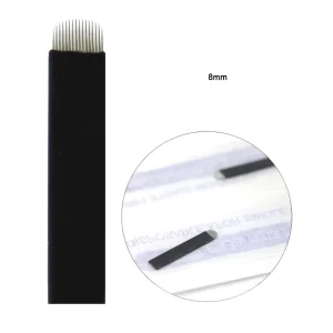 Permanent Makeup Supplies Manual Eyebrow 18U 14F Nano Shading Blades Disposable Microblading Needles