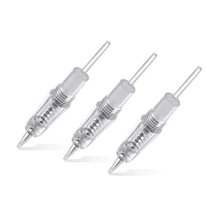 Permanent Makeup Tattoo Cartridge Needles 1RL 0.18 0.25 0.3MM Shading Powder Brows Microblading Needles