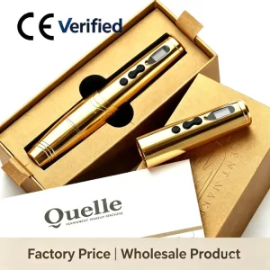 Permanent Makeup Tattoo Machine Microblading Rechargeable Eyebrow Permanent Makeup Machine with 2 Batteries