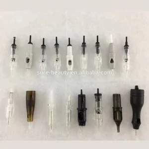 Permanent Makeup Tattoo Microblading Easy Click Needles for Microblading Cartridge Needles