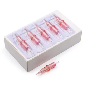 Permanent Makeup Tattoo for High Quality Grey and Red High Quality Disposable Tattoo Needle Row Needle