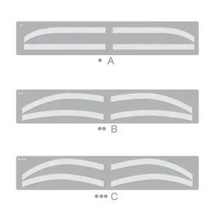 Permanent Makeup Training Tattoo Brow Sticker Tool Brow Mapping Stickers
