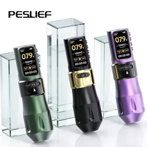 Permanent Tattoo Machine Pen 1700mAh Rechargeable Battery 10000 RPM Aluminum 1Battery