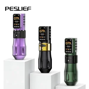Permanent Tattoo Pen 1700mAh Rechargeable Battery Adjustable Stroke 2.4 4.2mm 10000 RPM 12V