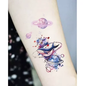 Permanent Tattoo Stickers Water Transfer Temporary Waterproof Harajuku Style Fake Tattoo