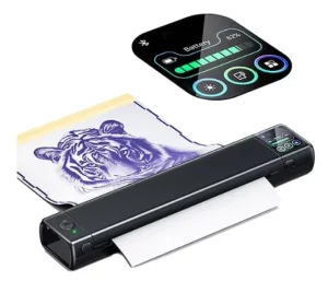 Phomemo M08F Plus Touchscreen Tattoo Stencil Printer A4 Wireless Thermal Transfer Machine for Artists Portable Tattoo Printer