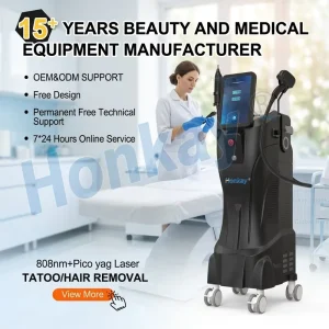 Pigment Removal Nd Yag Laser Tattoo Removal Machine 808nm Diode Laser Hair Laser Removal Machine