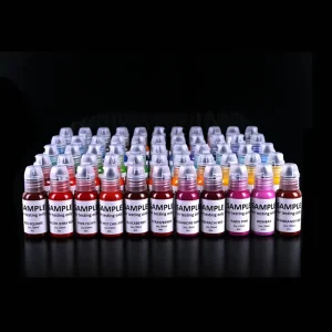Pigments 57 Basic Colors Permanent Makeup Ink Tattoo Kit Triple Black