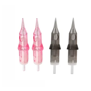 Pink Black Permanent Makeup Cartridge Tattoo Needles PMU Eyebrow Lip Tattoo Needles