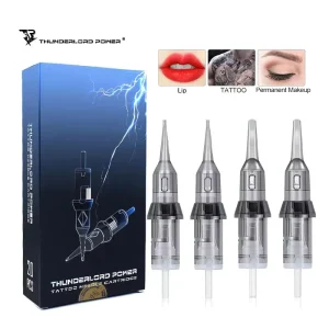 Pink/Grey Last Thunderlord Power Membrane Universal Tattoo Needle Cartridges for Microblading/Tattoo