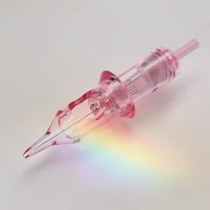 Pink PC Plastic Sterilized Needles for Permanent Makeup