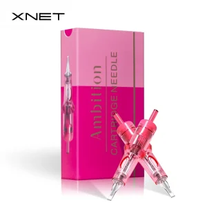 Pink Permanent Makeup Eyebrows Eyeliner Lips Microblading RL F SMP PMU Cartridge Tattoo Needles