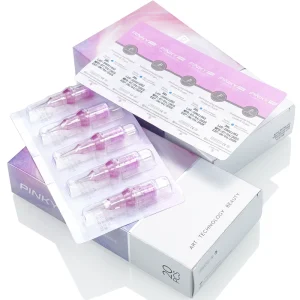 Pink Tattoo Needle Cartridges 10pcs Disposable Professional PMU & Tattoo Needles
