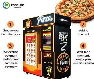Pizza Vending Machine Hot Food Vending Machine Automatic Pizza Vending Machine Commercial Pizza Maker