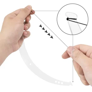 Plastic Bow Arrow Eyebrow Measuring Tools Position Eyebrow Permanent Accessories Microblading Eyebrow Ruler Bow Line Ruler
