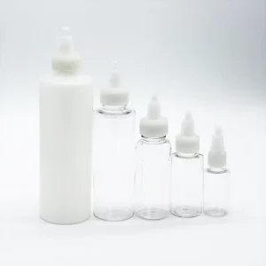 Plastic Tattoo Ink Bottles Transparent Empty Squeeze Bottle for Tattoo Pigment