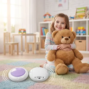 Plush Vibration Heartbeat Simulator Pet Toy Furry Friends Calming Baby Box Movement Sound Effects Gift