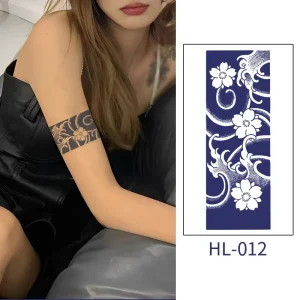 Popular Adult Temporary Tattoo Armband Sticker with Water Transfer Paper Lasting 10 15 Days for Arm