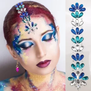 Popular Body Tattoo Self Adhesive Face Crystal Jewels Rhinestones Gem Sticker