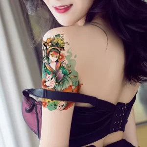 Popular Large Custom Temporary Waterproof Long Lasting Tattoo Sticker Arm Tattoos Stickers Temporary Body Tattoos
