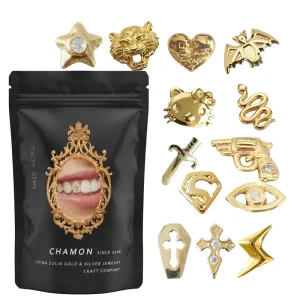 Popular Luxury Teeth Decoration Tooth Gems Hip Hop Style Dental Jewelry Home Use Includes Sample Free