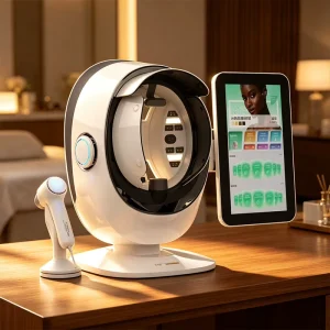 Portable 3D AI Magic Mirror Skin Analyzer Multi spectral Facial Skin Diagnostic Scanner For Mobile Beauty Service