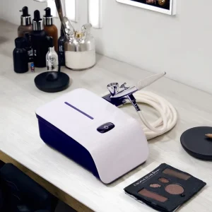 Portable 5 Speeds Makeup Airbrush Machine Tattoo Airbrush Kit Piston Paint Airbrush Compressor Cake for Nail Art