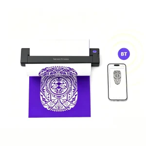 Portable 574g A46S AI Tattoo Printer Customized Source Factory 2600mah High Capacity Long Life Rechargeable