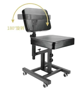 Portable Adjustable Metal Black Tattoo Arm Rest Accessory for Permanent Makeup Durable and Convenient