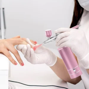 Portable Air Brush Nails Airbrush Nail with Compressor for Nail Art Paint Painting Crafts Airbrush Compressor Kit