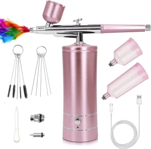 Portable Air Brush Spray Gun Cordless Airbrush Compressor for Makeup Nail Art Cake Decoration Air Brush Ombre Nail Machine