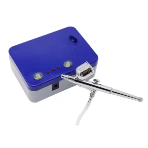 Portable Airbrush Compressor Kit TC 101AK for Nail Art Cake Decorating Blue Color