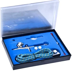 Portable Airbrush Gun Set 0.3mm Dual Action Airbrush DIY Body Paint Tool Kit