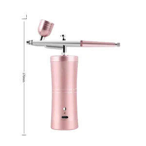 Portable Airbrush Painting Tool Produce Soft Fine Spray Reduce Streaks During Cosmetic and Cake Decoration