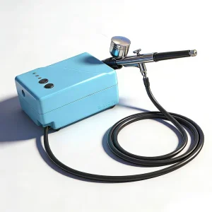 Portable Airbrush with Compressor Kit Mini Air Brush Spray Gun for Cake Decorating