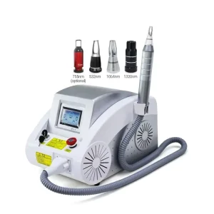 Portable Carbon Peeling Laser Beauty Equipment Pico Tattoo Q Switched Nd-yag Laser Tattoo Remove Machine