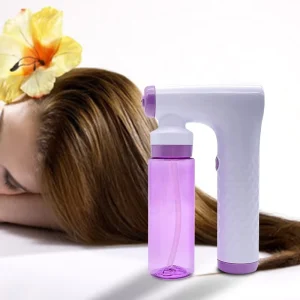 Portable Cordless DC3.7V Blue Light Nano Spray Gun 20PSI Rechargeable 2000mAh 2 Hours Multi Purpose Hair Styling Tool Facial